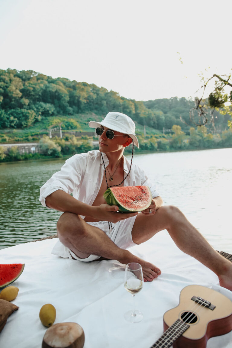 SHOOTING PIC NIC DE FRUIT A LYON HOMME