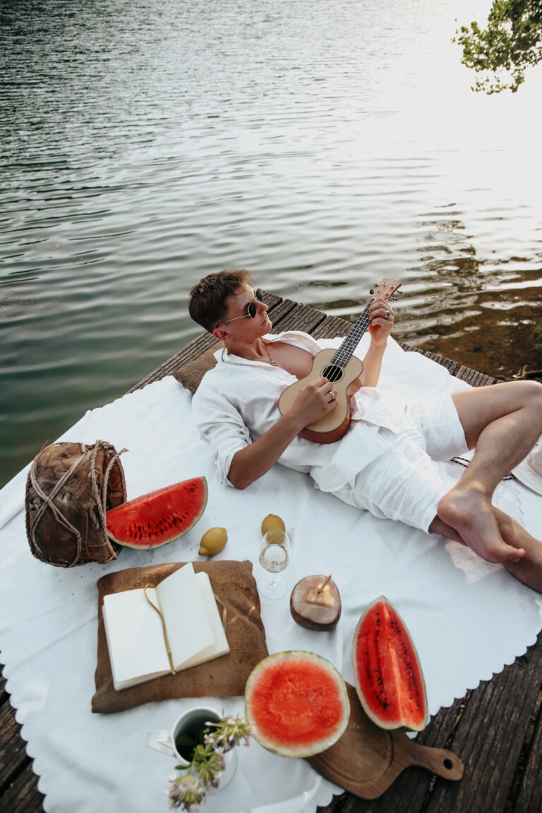 SHOOTING PIC NIC DE FRUIT A LYON HOMME